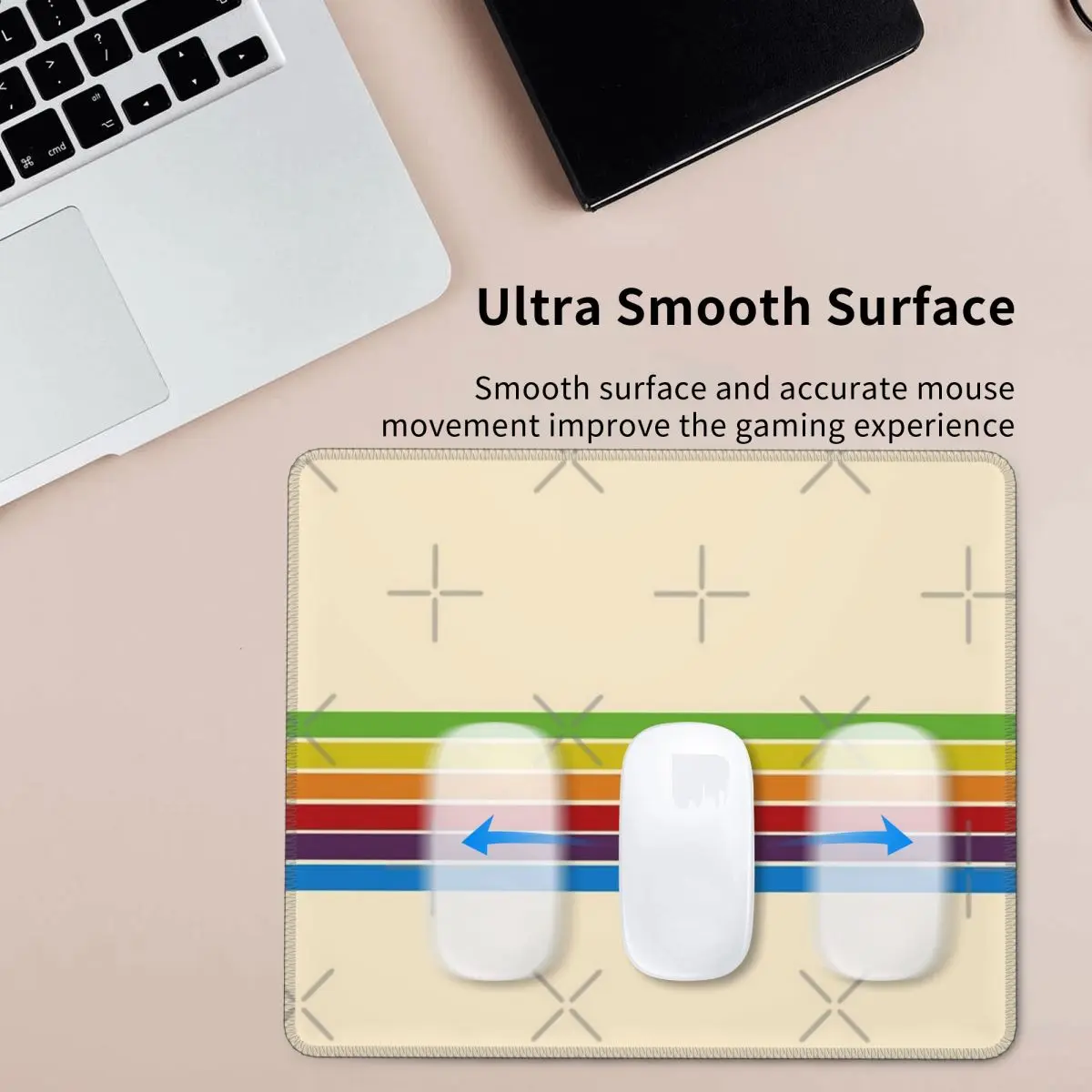 IRetro-Coussinets de clavier en caoutchouc