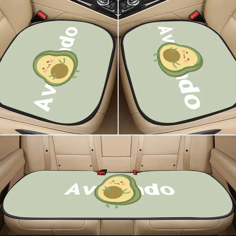 

Светлые и милые подушки для автомобильного сиденья, всесезонные универсальные аксессуары для украшения автомобиля, износостойкий коврик для автокресла