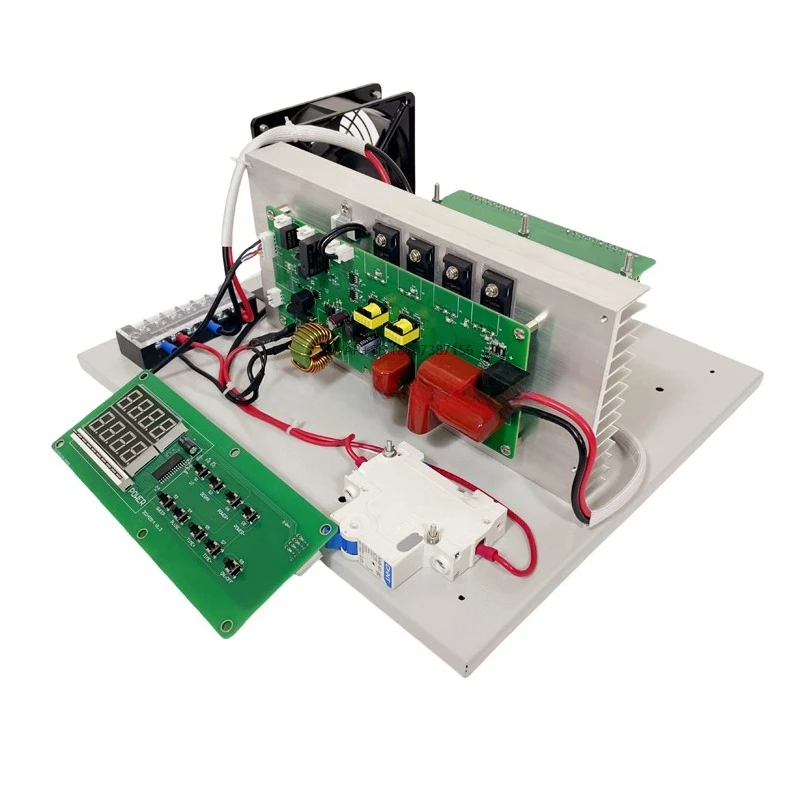 2000W Ultrasonic Wave Generator 25kHz-40kHz Power Board for DPF Parts Bicycle Chain Ultrasonic Washer