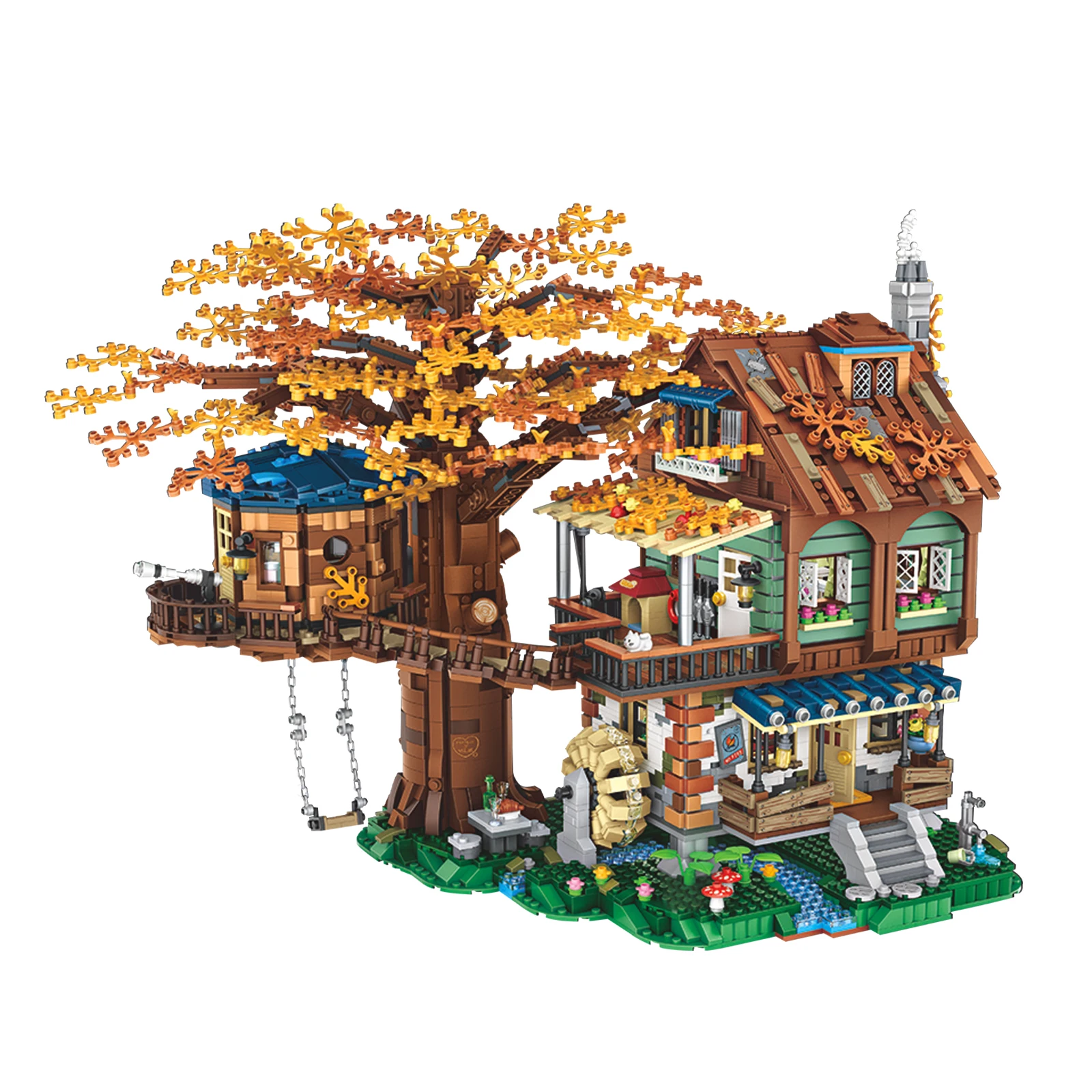 4761 PCS Tree House Building Blocks Set di mattoni idee MOC fai da te modello giocattoli educativi per bambini compleanno natale ragazzi regalo In magazzino