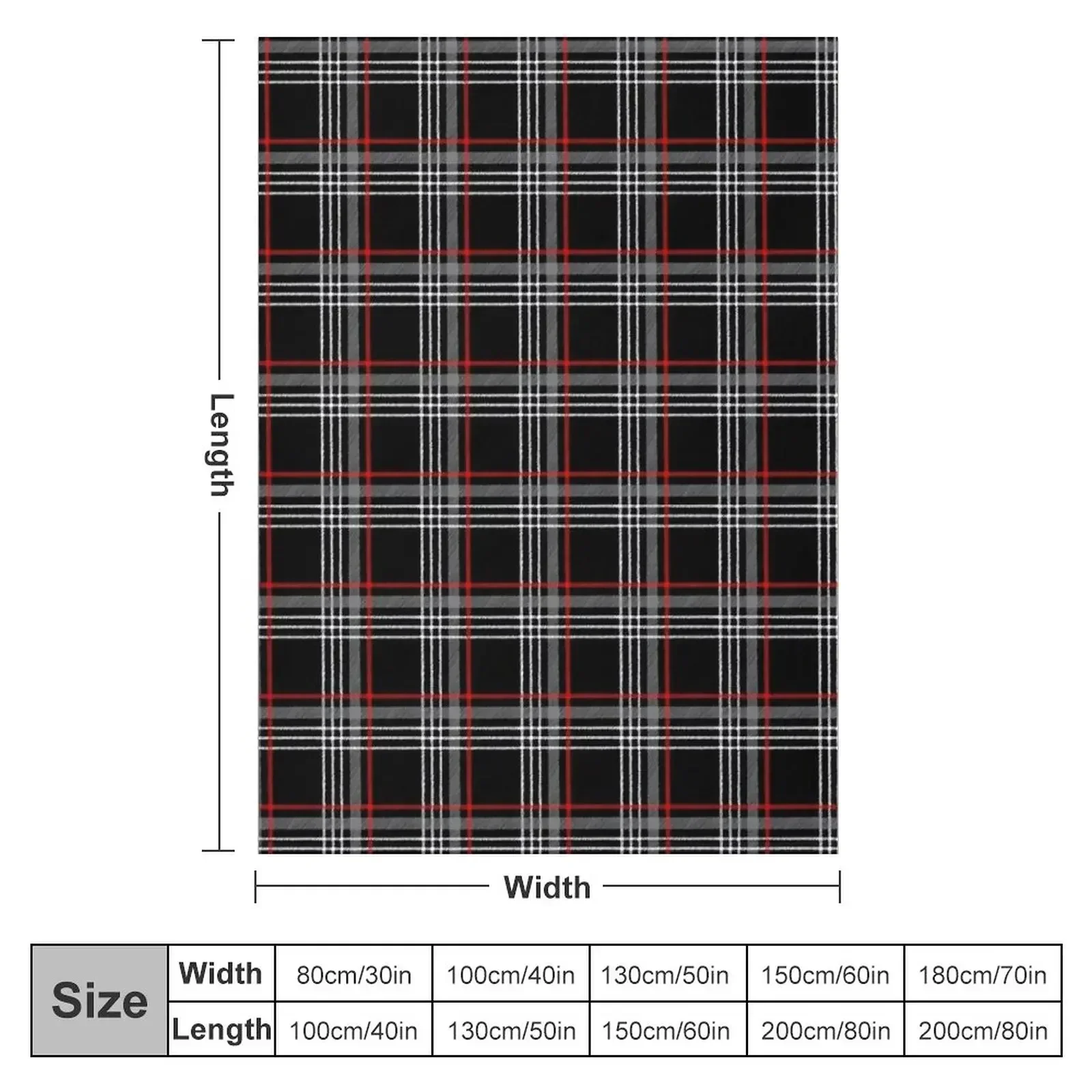 GTI tartan Throw Blanket Tourist Giant Sofa Thin Blankets