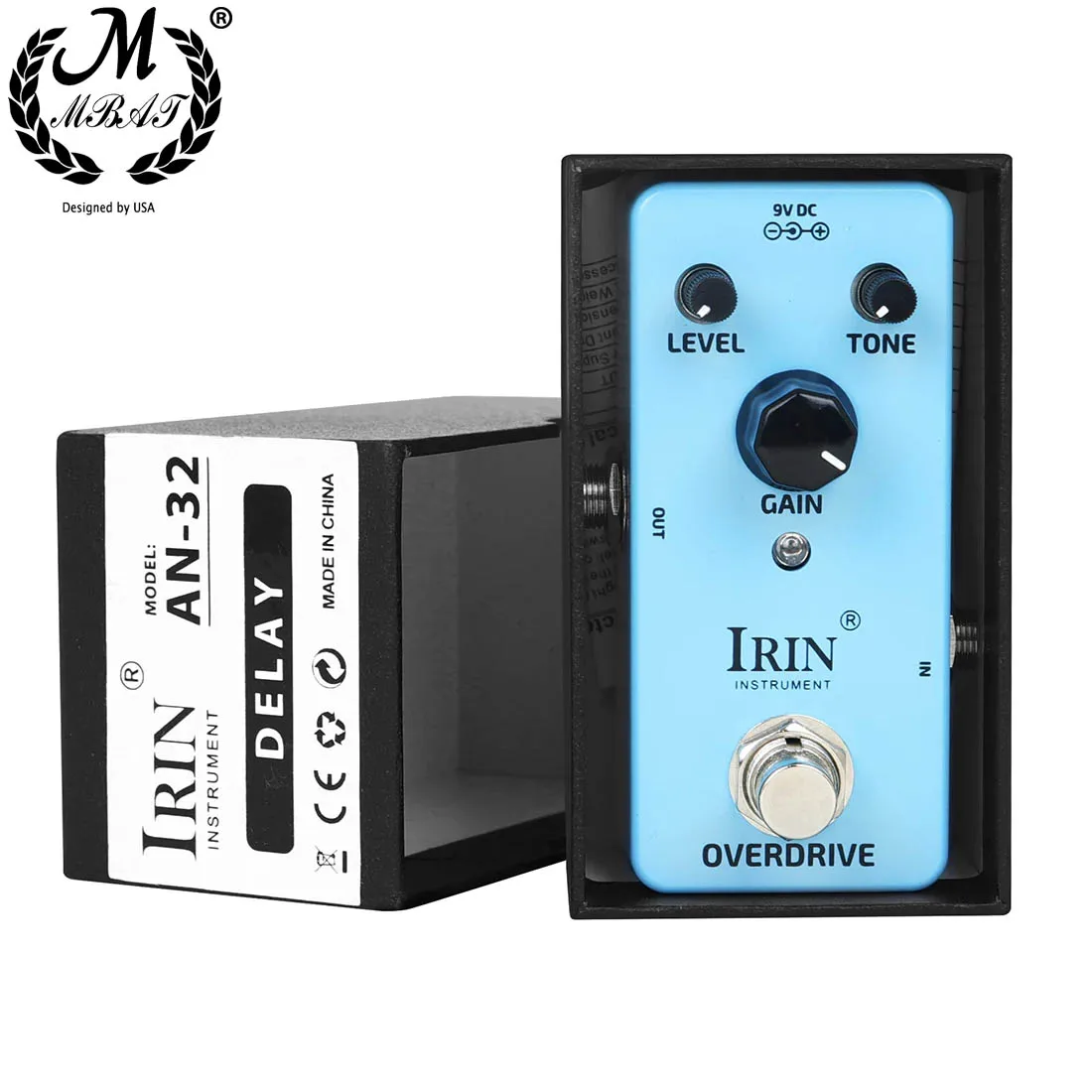 IRIN Overdrive Effect Pedal Unit Digital Analog Blue Pedal Guitar Accessories & Parts Electric Effect Pedal