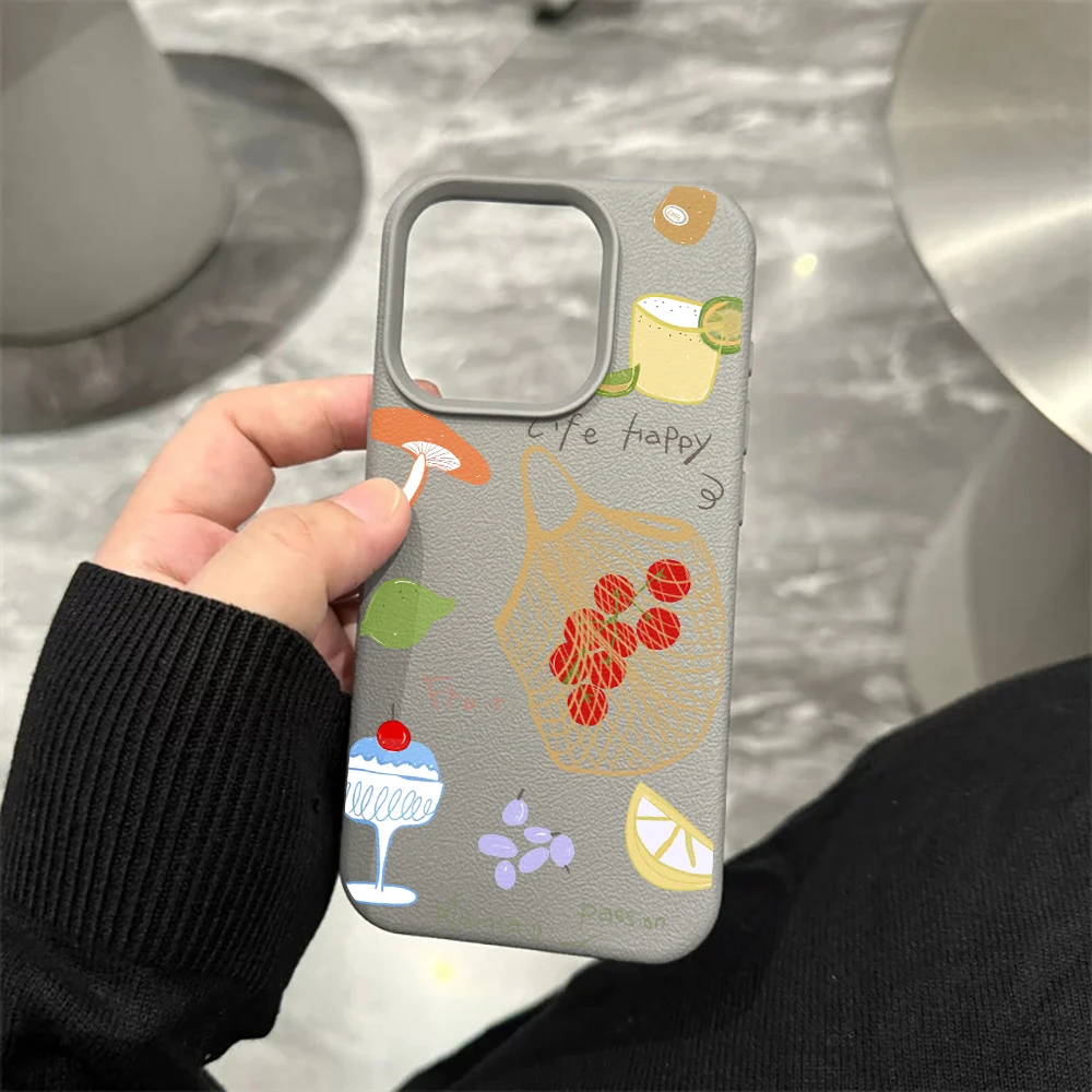 Netzbeutel-Snack-Handyhülle für iPhone 17 16 15 14 13 12 11 Pro Max 16 15 14 Plus 17 16 15 14 13 12 Pro 17Air Silikon-Matt-Abdeckung – Detail 9