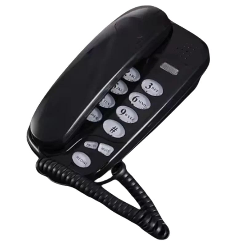 Superior-KXT-580 Corded Phone Big Button Landline Telephones Wall Mount Or Desk Phone With Call Light Redial Pause Support
