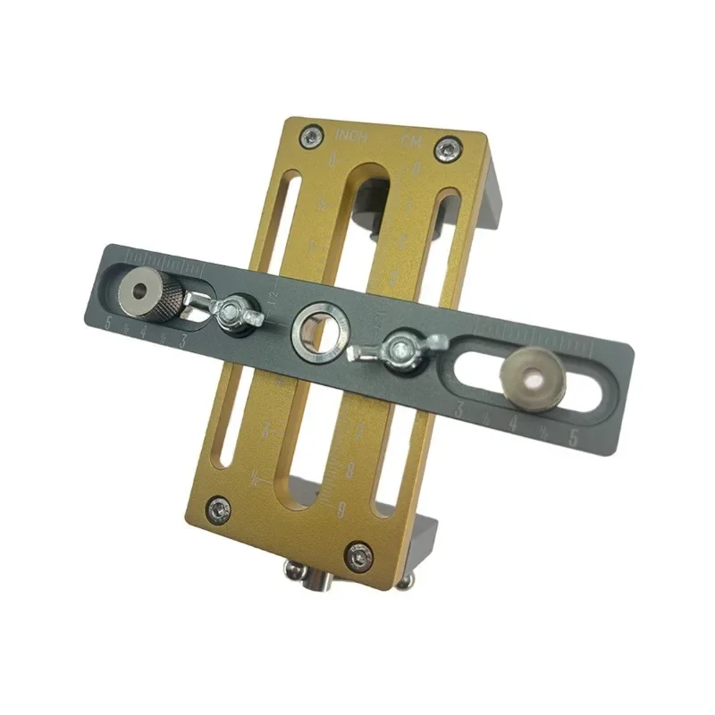 Cabinet door installation locator Cabinet door positioning handle installation Aluminum alloy accurate measurement punching tool