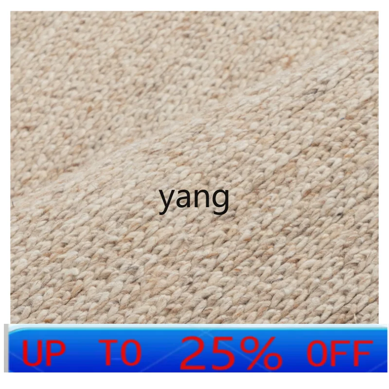 CX High-Grade Light Luxury Carpet Handmade Villa Large Area Wash-Free Full Shop Camel