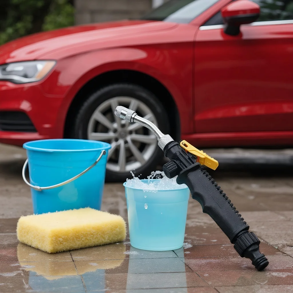 48cm Car Wax Water Cleaning Gun High Pressure Air Conditioning Washer Appliances