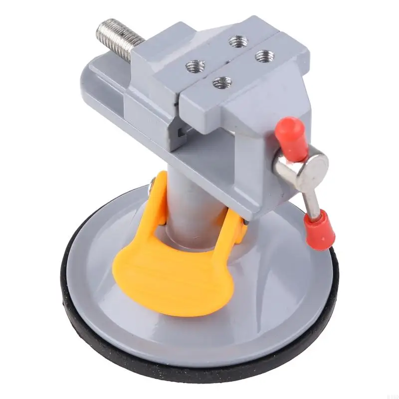 B46D Professional Small Table for Bench Vise 360 ° Rotatable Grinder Rotary Hand Drill Suction Cup Fixed Frame Lightweight Vi