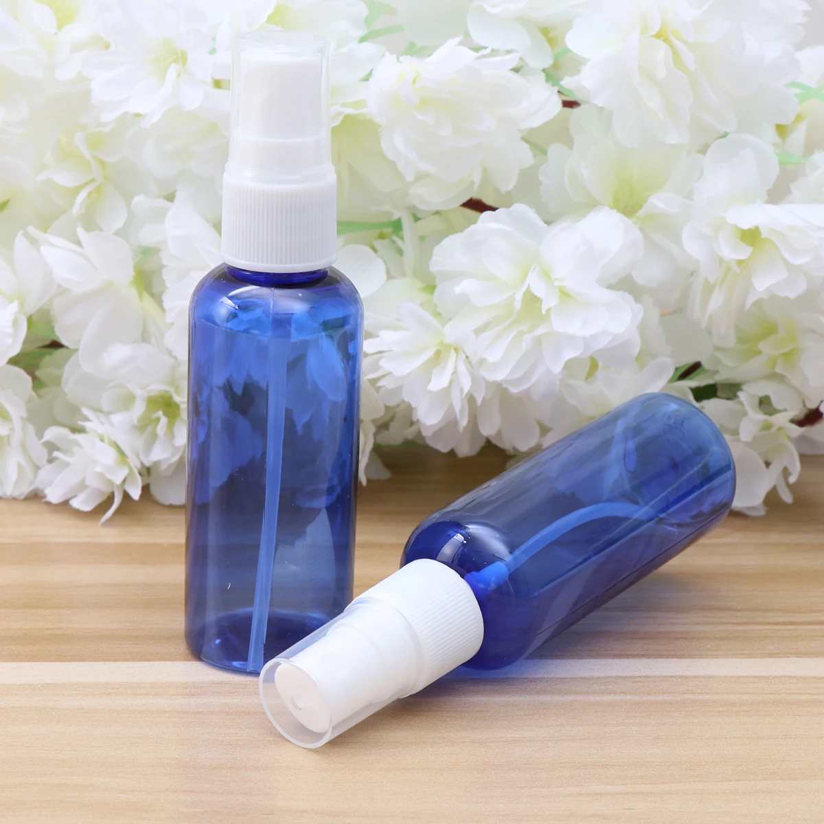20 Pcs Spray Bottle Atomizer Perfume Sprayer Refillable Travel Size Blue Hair Lightweight Compact Non Leaking Durable
