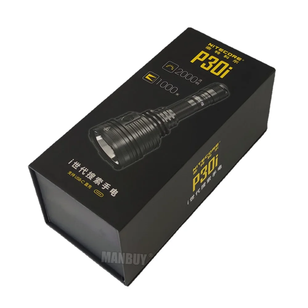 Nitecore-linterna recargable P30i de aleación de aluminio, resistente al agua, para búsqueda, Rsw2i, caja remota, batería 21700 no incluida