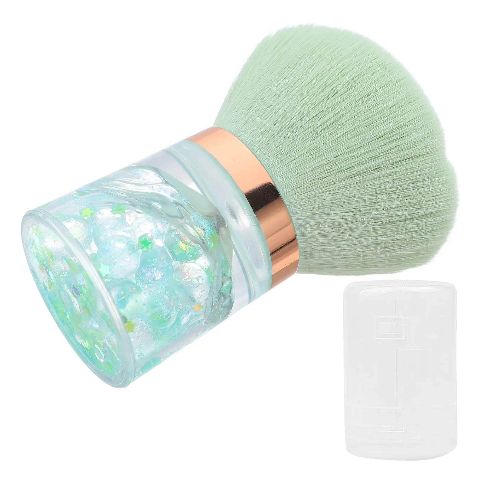 

Flower Shape Soft Nail Dust Brush for Acrylic Dip Powder Cleanup - Ergonomic Manicure Duster Brush for Sensitive Skin