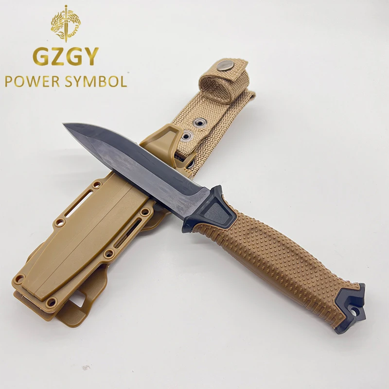 

Strongarm Fixed Blade Knife 4cr Blade Non-slip FRN Handle Outdoor EDC Tactical Survival Combat Camping Woodworking Tools ZS104