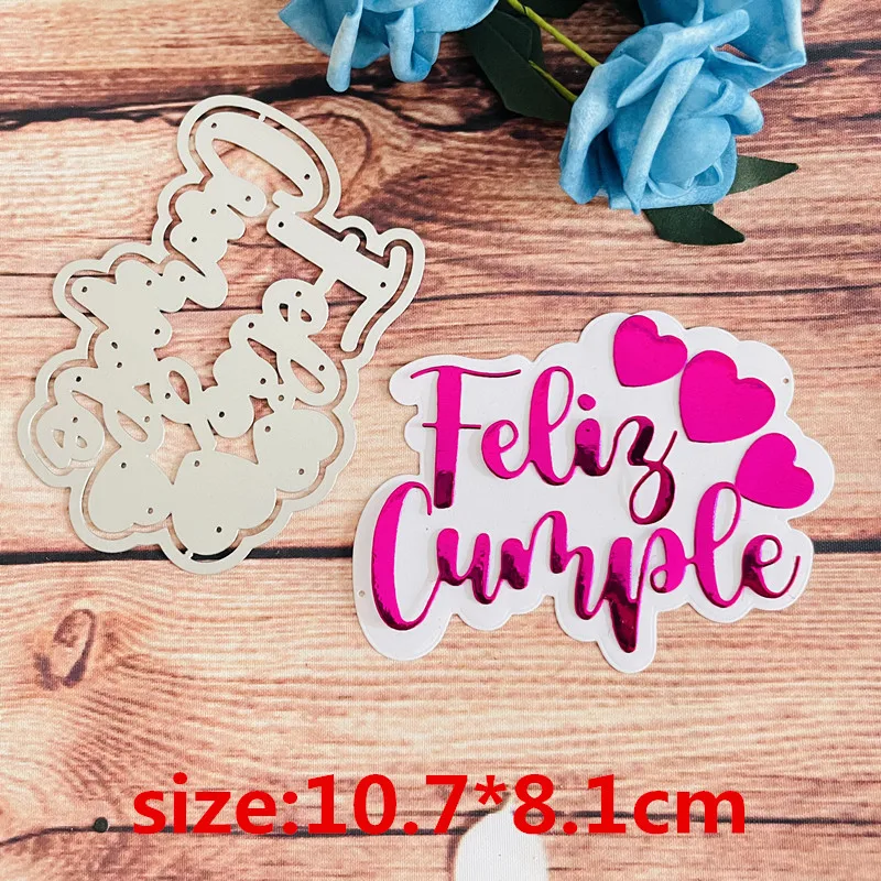 2022 new spain spanish mama decoration die Metal Cutting Dies DIY Scrapbook Paper Cards Embossing Craft Die Cut handmade craft