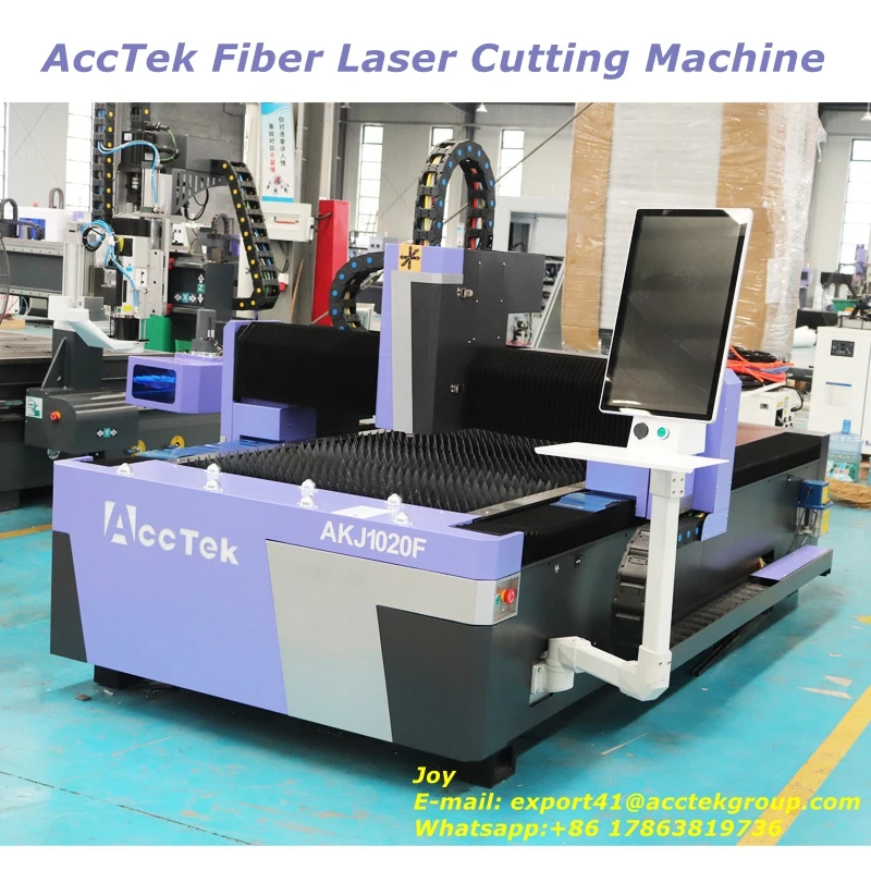 

AKJ1020F Raycus Max Laser Cutting Machine 2KW 4KW 6KW CNC Fiber Laser Cutter Sheet Metal