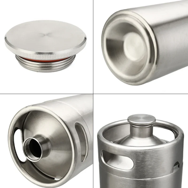 Stainless steel beer white wine house brew beer two hair barrel alcohol pot