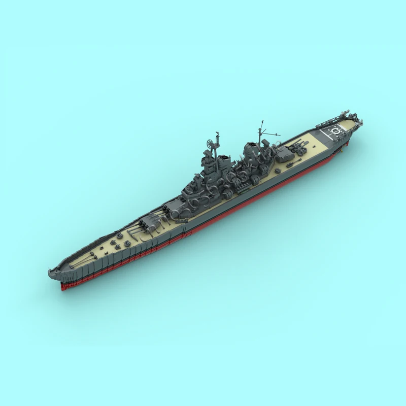 9602 PCS Hot Selling MOC Luxury Battleship Scene Model Custom Educational Collection Creative Assembly Children Christmas Gifts