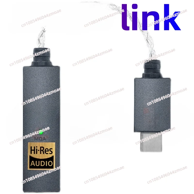 Link Portable USB Balanced DAC Headphone Amplifier Dongle Dynamic Range Enhancement Total Harmonic Distortion Decoder