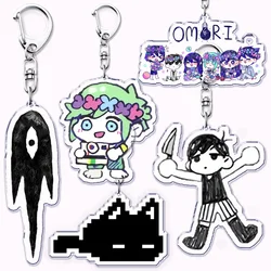 Popular New Game Omori Key Chain Key Ring Keychain for Accessories Bag Sunny Pendant Keyring Chains Keychains Jewelry Fans Gifts