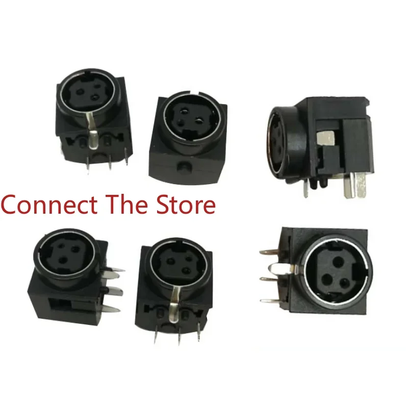 10 шт. питание DIN 3P гнездо 90 градусов полностью пластиковый терминал MDC S PS2 JACK Base 10 шт. питание DIN 3P гнездо 90 градусов полностью пластиковый терминал MDC S PS2 JACK Base