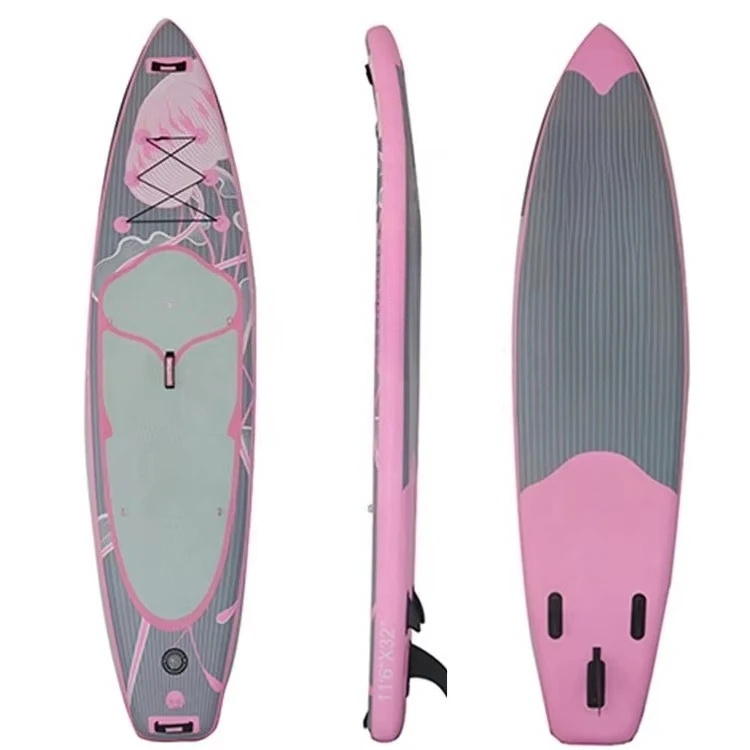 Hot Sale Inflatable SUP Board Portable Stand Up Paddleboard All Skill Levels Outdoor Marine Surf Fishing Water Board
