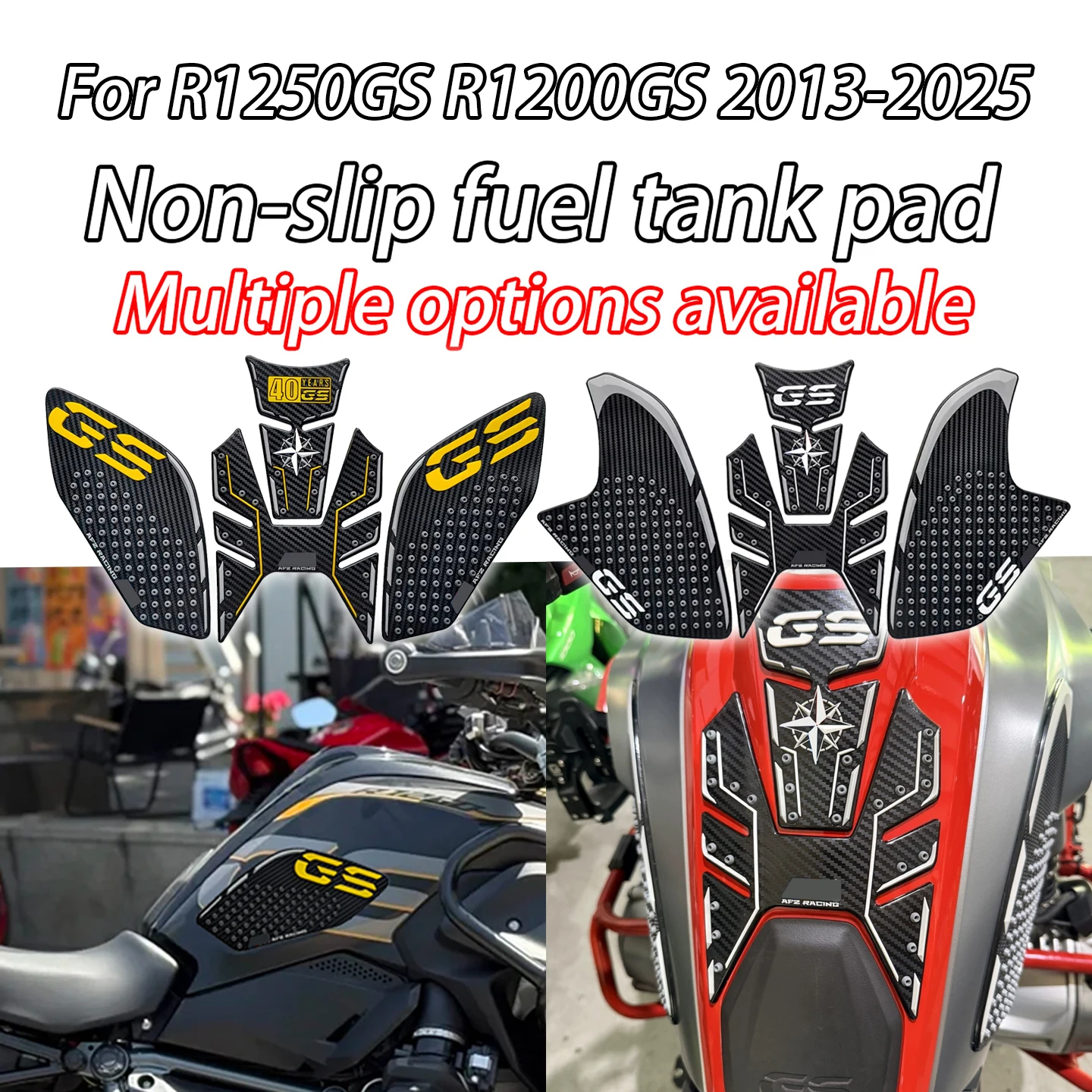For BMW R1200GS R1250GS R 1200 GS R 1250 GS 2013-2025 Motorcycle Stickers Anti-slip Tank Pad Knee Pads Protective Stickers Tank
