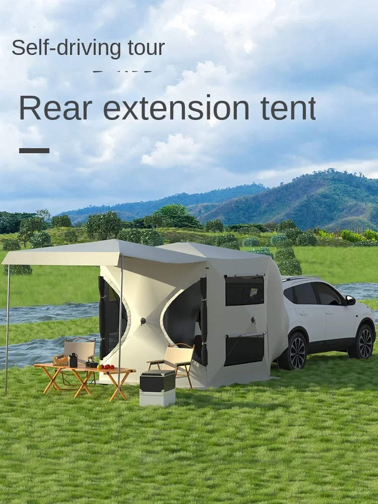 Car tail tent,  extension ,  side , outdoor side , sun shading for self driving tours