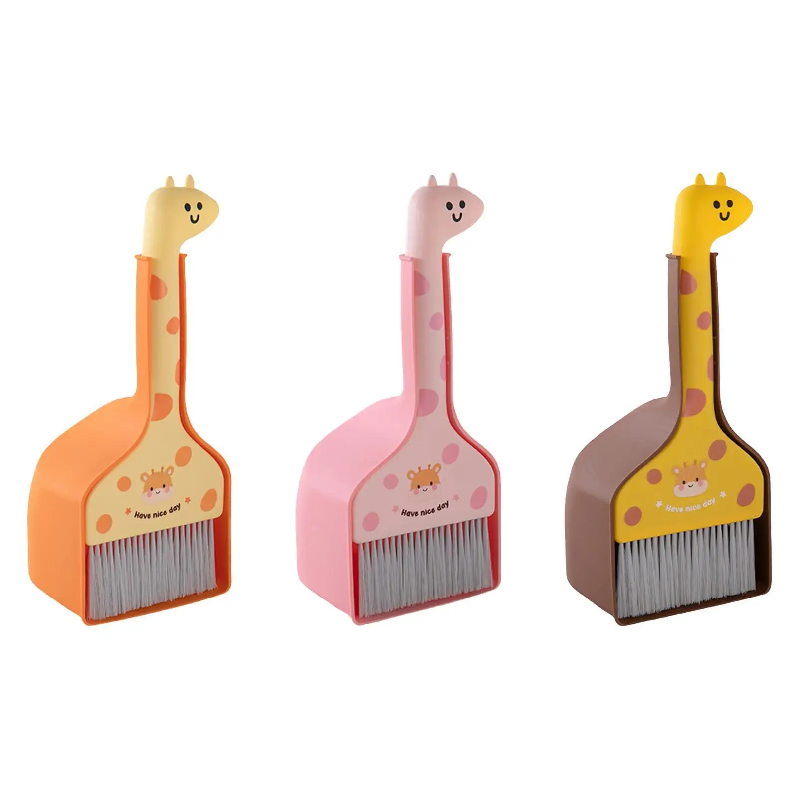 Set di paletta per scopa per bambini Cartone animato carino per la pulizia della casa Regali di compleanno Mini scopa Paletta per pulizia Set da gioco per spazzare per ragazzi e ragazze