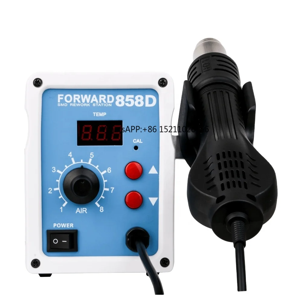 

FORWARD Mini Hot Air Gun 858D Smd Rework Station BGA Soldering Station For IC SMD Desoldering