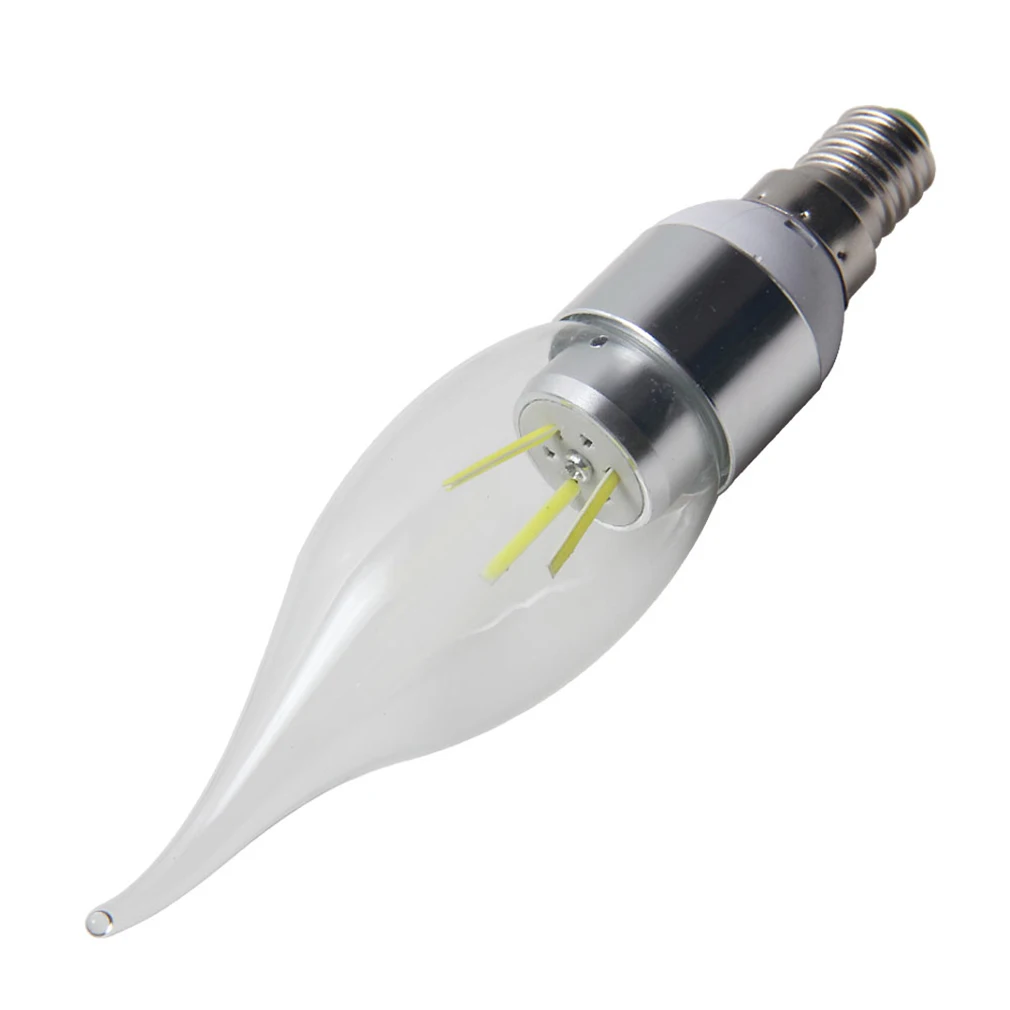 1pc e14 LED Filament Cob Licht dekorative LED-Leuchten 85-265v 260lm Cob Edison Glühbirne 3w LED für Kronleuchter Beleuchtung LED-Leuchten
