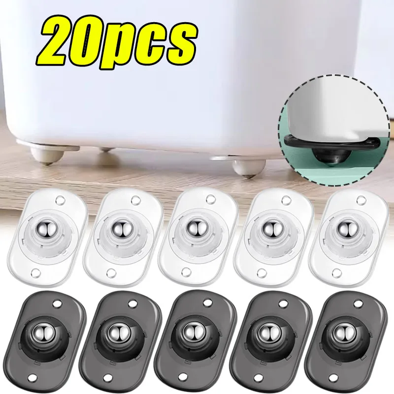 Rodízios Autoadesivos para Eletrodomésticos, Deslizadores para Cozinha 360 °   Roda Universal Giratória Mini para Cozinha