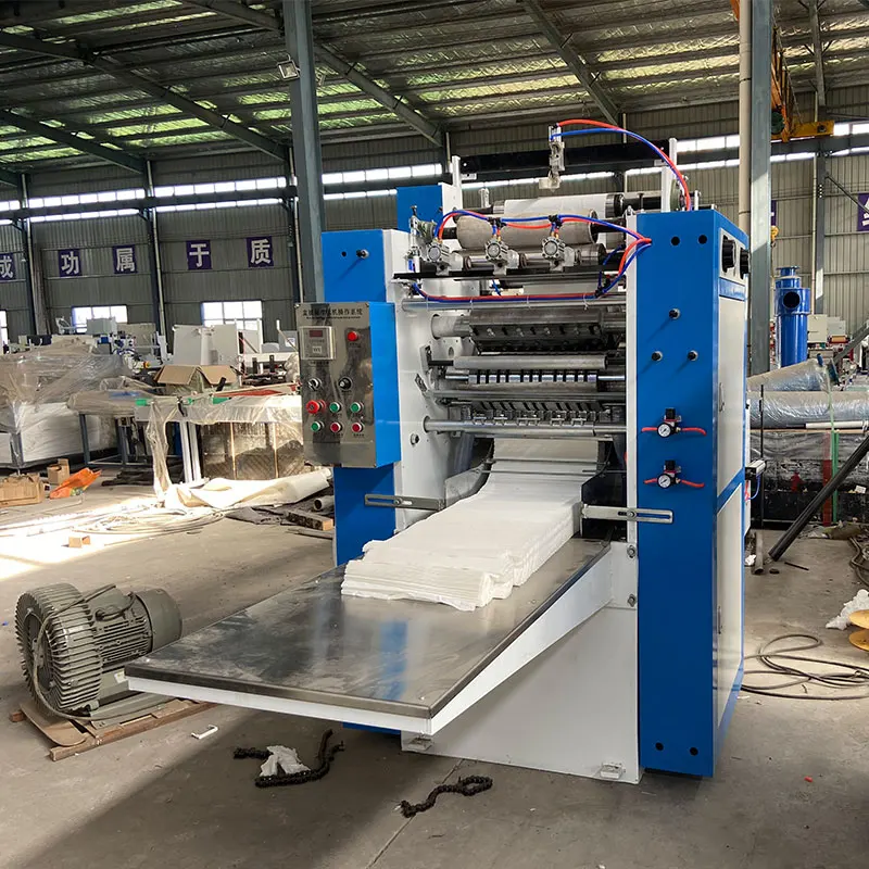 Semi Automatic 3 Line Facial Tissue Paper Making Machine Production Line
