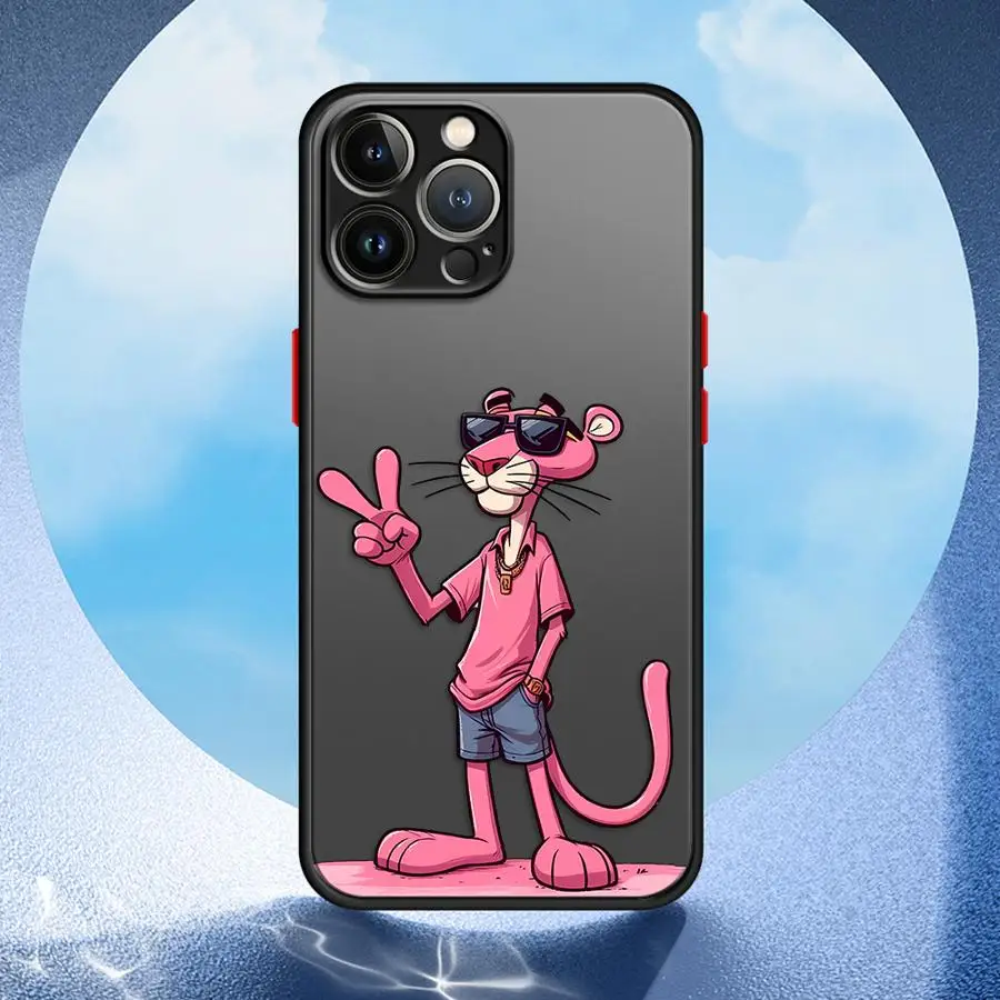 أنيمي الوردي ليوبارد عودة غطاء الهاتف القضية آيفون 16 برو ماكس 16e 15 زائد 12 11 14 17 الهواء 7 8 13 Mini XS