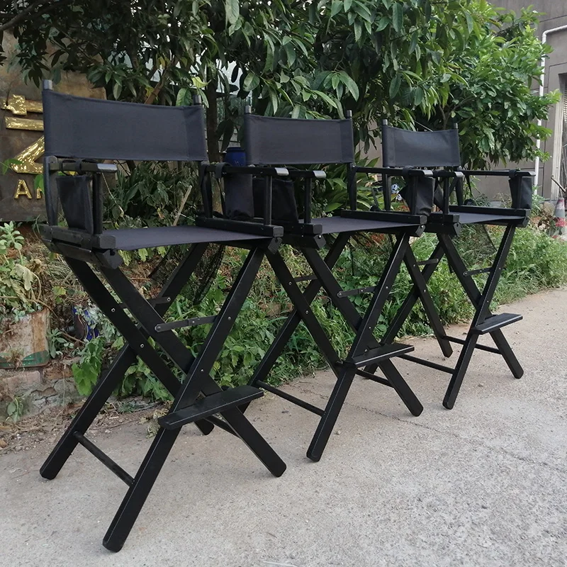 Heavy-Duty Folding Wood Chair for Women Barber Home Use Designer Foldable Make Chair Beauty Salon Traveling