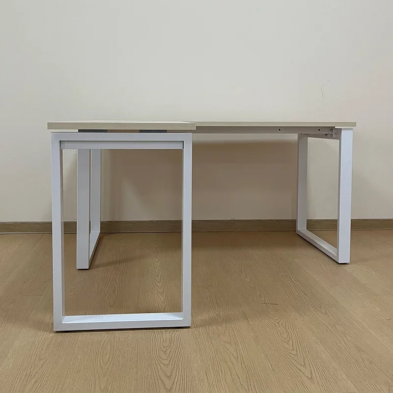 Table legs wholesale L-shaped desk mouth shaped legs steel frame supervisor financial  boss table