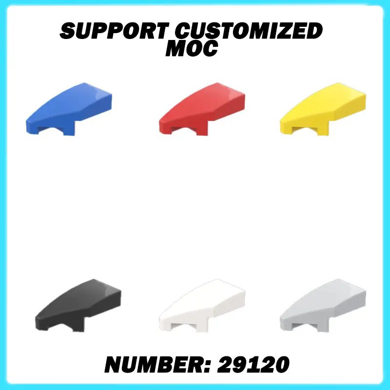 

29119 MOC клин 2x1x2/3 строительные блоки правый левый сборка кирпичей головоломка из частиц DIY игрушки детские подарки на день рождения