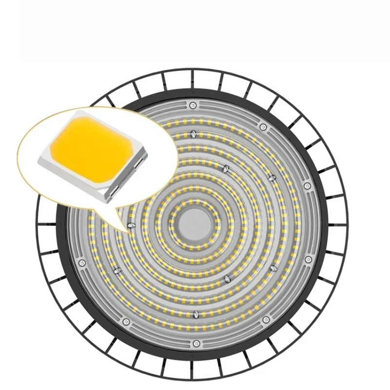 

Industrial Commercial Lighting Warehouse Workshop Ceiling Light Aluminum 100W 150W 200W UFO LED High Shed Light