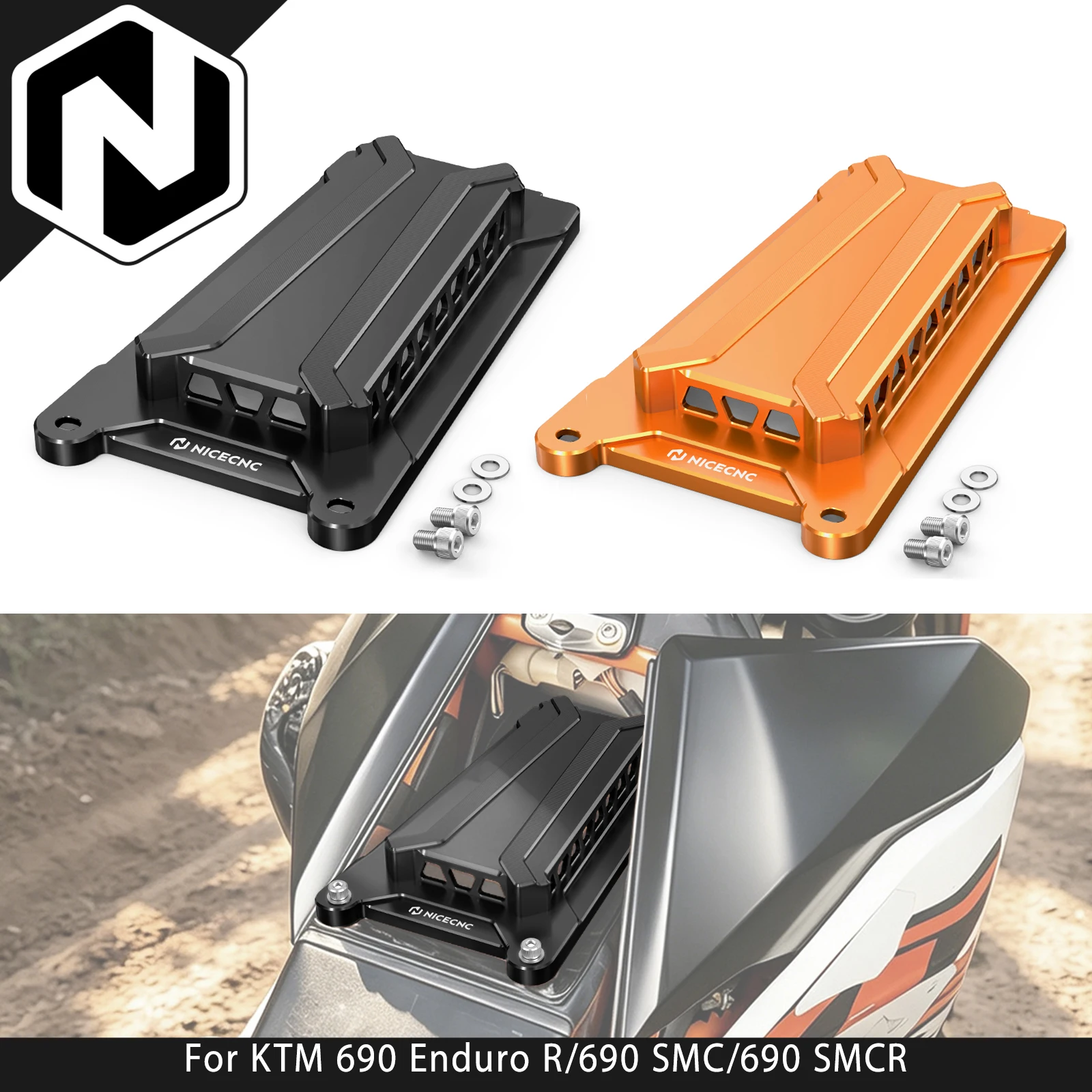 

For Husqvarna 701 Enduro/ Supermoto 16-25 GasGas 700 For KTM 690 Enduro R 690 SMC 690 SMCR /RALLY 2008-2025 Air Box Top Cover