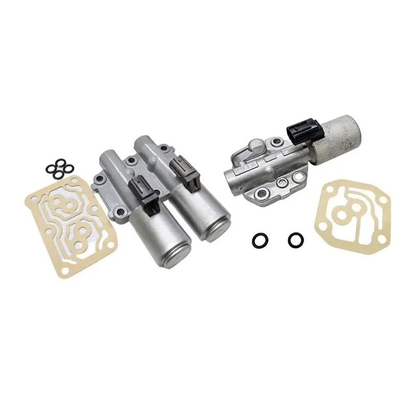 2PCS Transmission Solenoid KIT W/Gasket For Honda CR-V Accord Acura 28260-PRP-014/28250-RPC-003-A02G