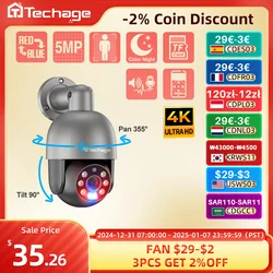 Techage 4K PTZ POE, 5MP, 8MP, 4K