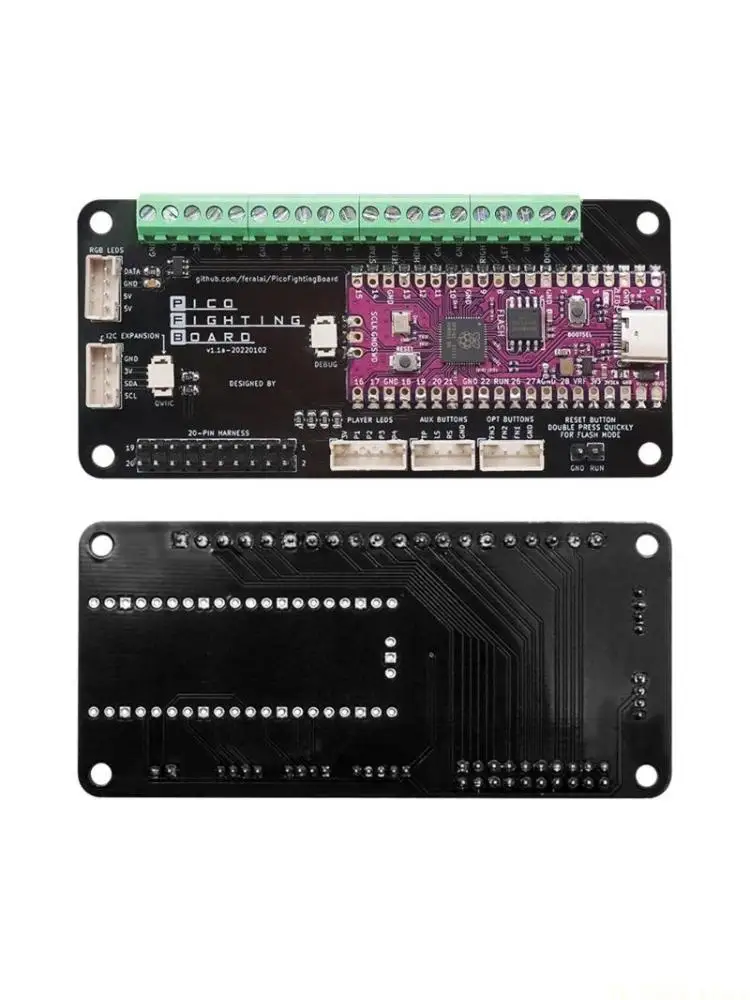 e56b-v11a-ピコファイティングボード-gp2040-picboot-キーボードコンバータスイッチコンソールと-v9s7