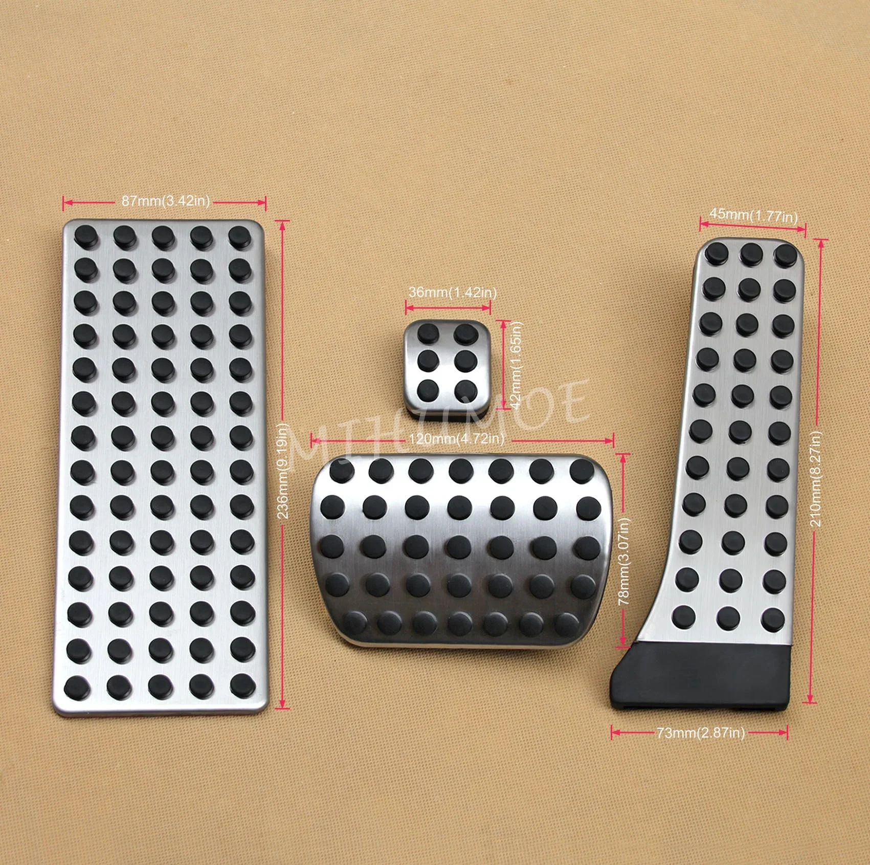 For Mercedes C E S GLC CLS GLE GLS Class W205 C205 W212 W213 C257 X253 W218 Footrest Dead Gas Brake Accelerator Pedal Cover Set