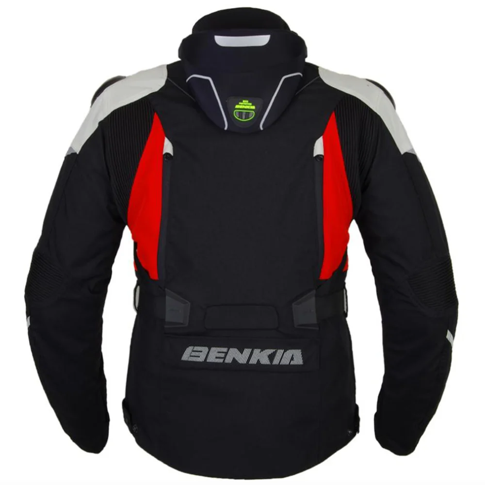 BENKIA Motorcycle Jacket Men Moto Jacket Protective Gear Motocross Off-Road Racing Jacket Chaqueta Moto With CE Protection