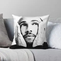 F1 Lewis Hamilton 44 Pillowcase Polyester Linen Velvet Pattern Zip Decor Pillow Case Sofa Cushion Case Wholesale