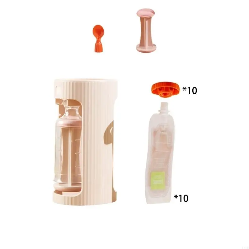 Reusable Baby Maker Includes Bags Manual Squeeze Tool For Fruit Vegetables Dishwasher Safe Travel Feeding