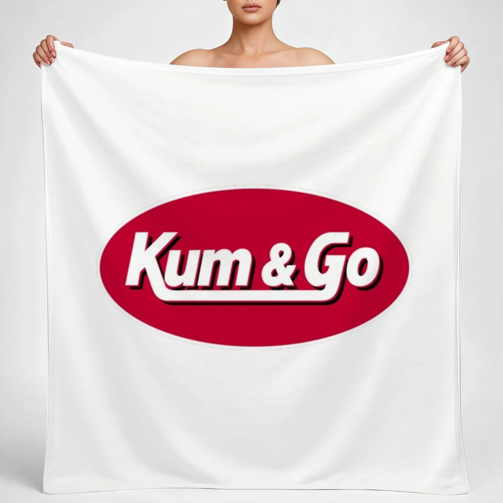Kum And Go Logo T-Shirt Throw Blanket couch cozy soft plush fuzzy picnic outdoor blanket