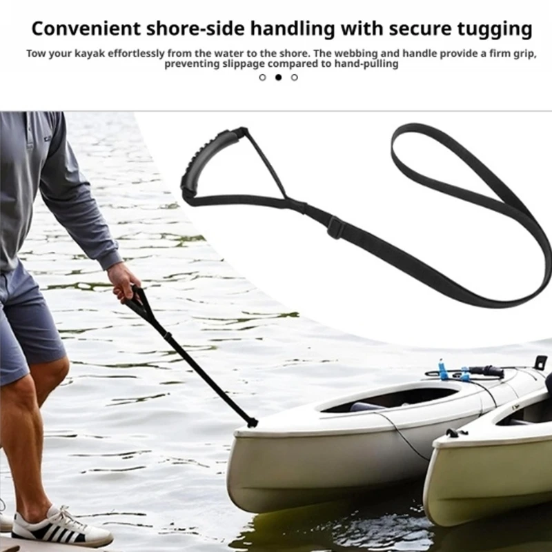 Pull Handle Transfer Strap Carry Assist Strap with Grip for Kayak Travel Use JOME