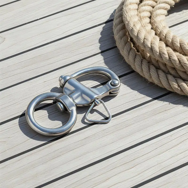 Quick Release Boat Chain Swivel Eye Snap Shackle for Sailing Rigging High-Strength