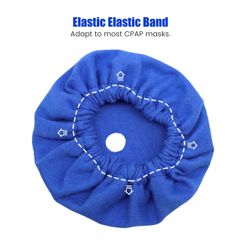 5pcs CPAP Mask Liners for Full Face Masks Moisture Wicking, Pressure Reducing, Comfort Enhancing,Washable,Cotton Cover Health
