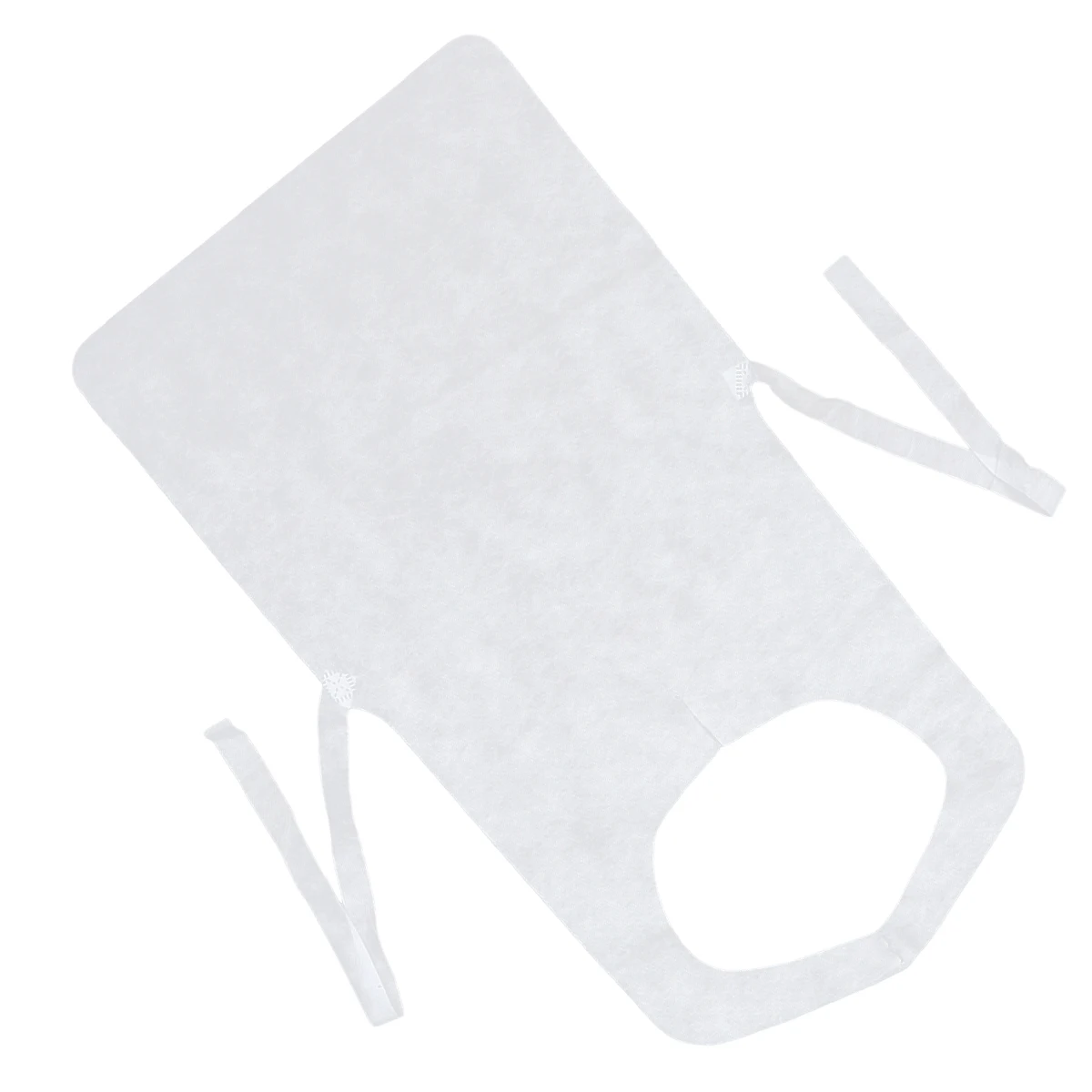 

20pcs Kitchen Cloth Protector Disposable Nonwovens Apron Thickened Sleeveless Apron for Home Cooker 73x40cm (White)