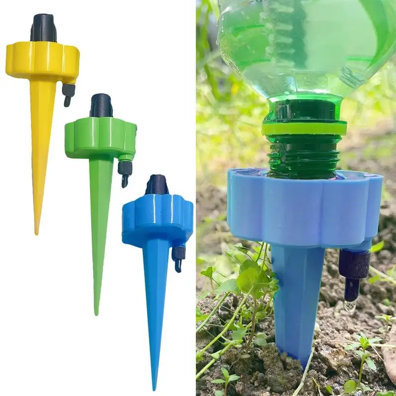 Automatic Water Dripper Adjustable Watering Device With Control Valve Portable Plant Self Watering Dripper Garden Supplies